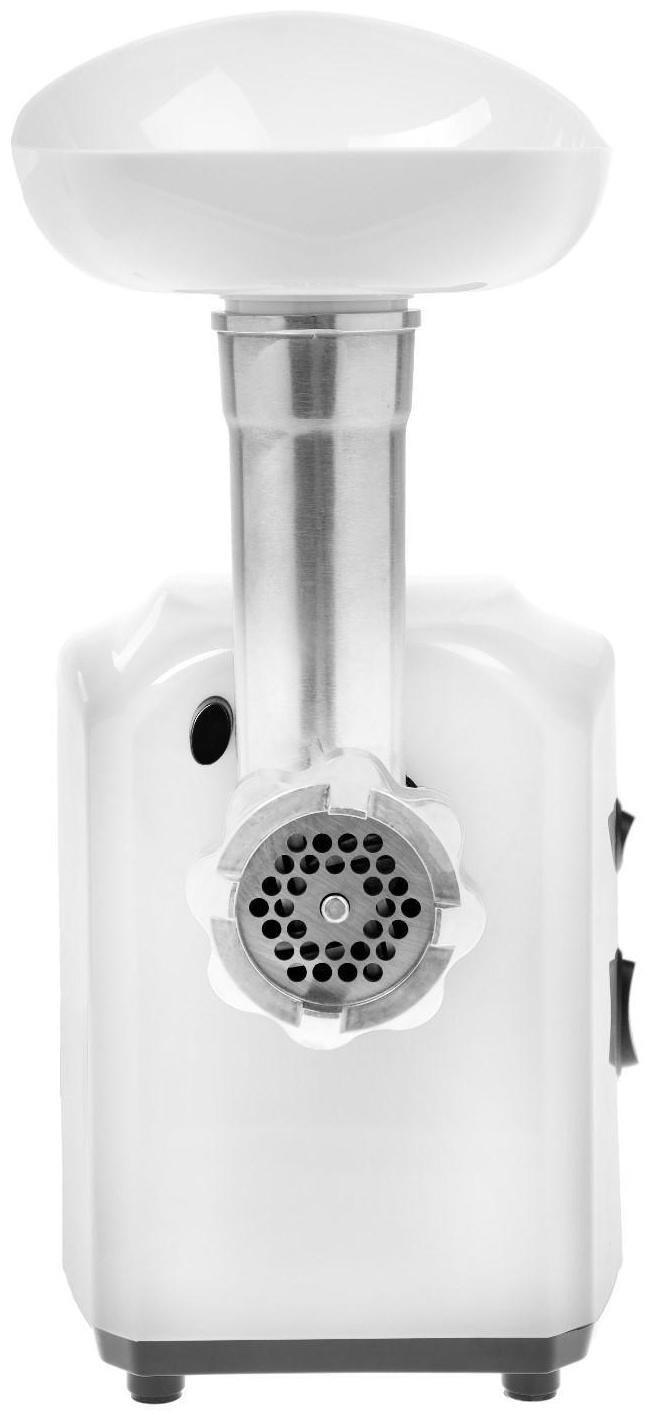 Мясорубка электрическая KELLI KL-5003, 2400 Вт, 2 скорости, 5 насадок, белая