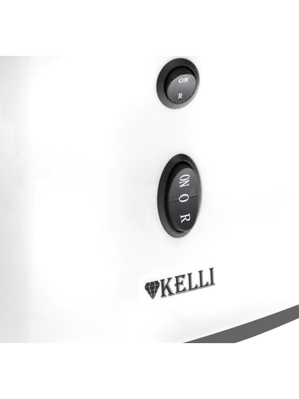 Мясорубка электрическая KELLI KL-5003, 2400 Вт, 2 скорости, 5 насадок, белая