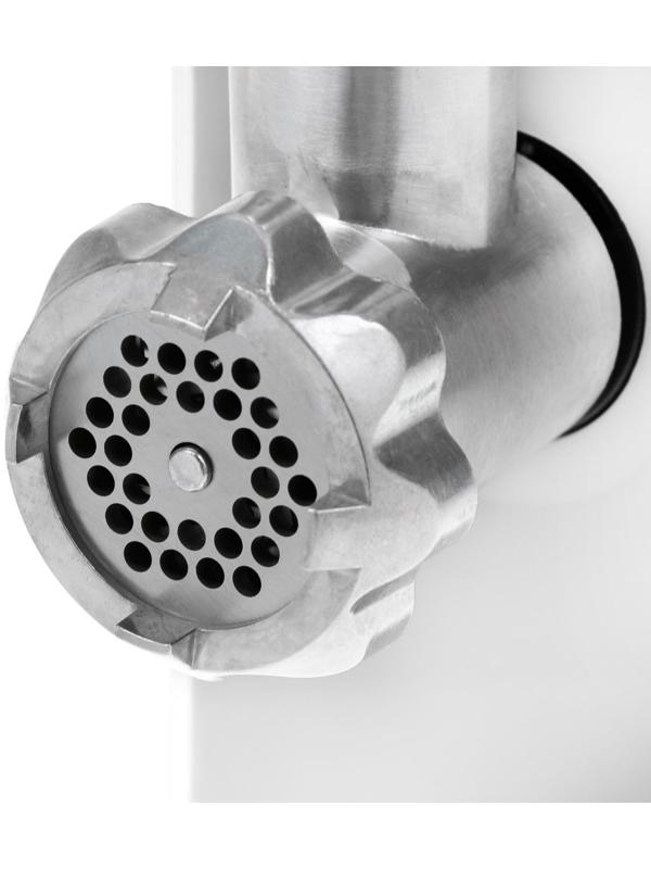 Мясорубка электрическая KELLI KL-5003, 2400 Вт, 2 скорости, 5 насадок, белая