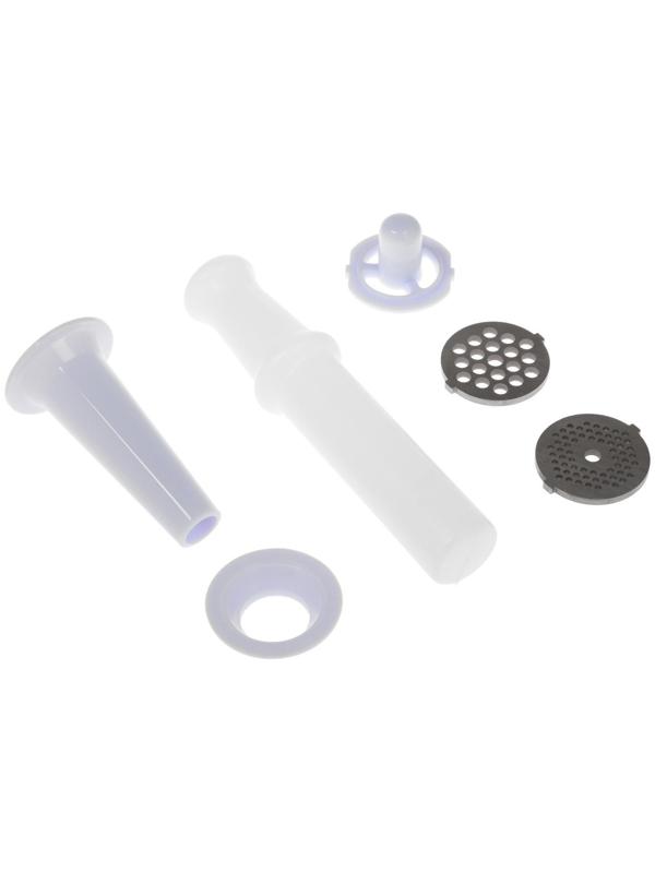 Мясорубка электрическая KELLI KL-5003, 2400 Вт, 2 скорости, 5 насадок, белая