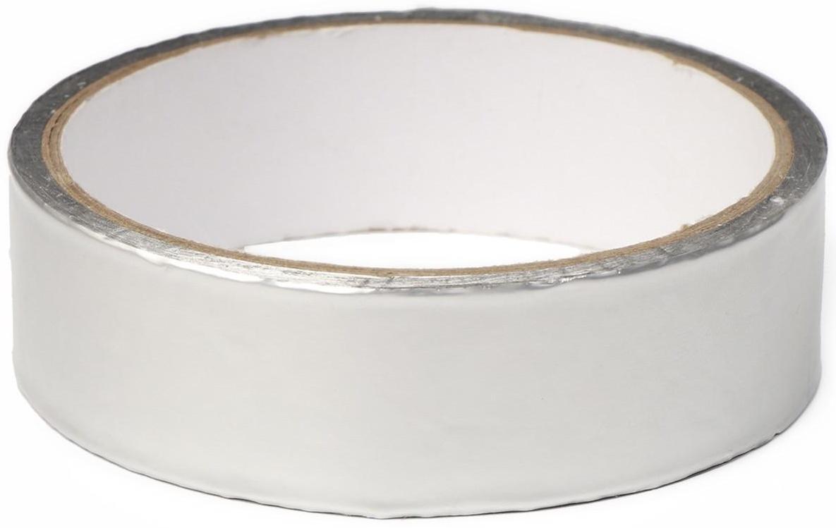 Лента герметизирующая, клейкая, 5 м × 25 мм, алюминиевая, для поликарбоната от 4 до 8 мм