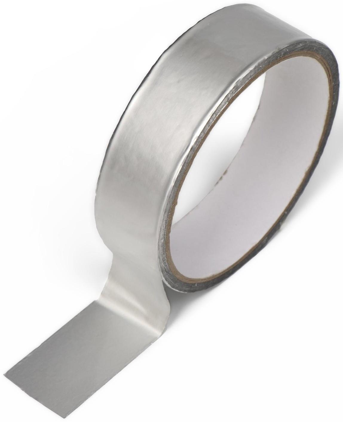 Лента герметизирующая, клейкая, 5 м × 25 мм, алюминиевая, для поликарбоната от 4 до 8 мм