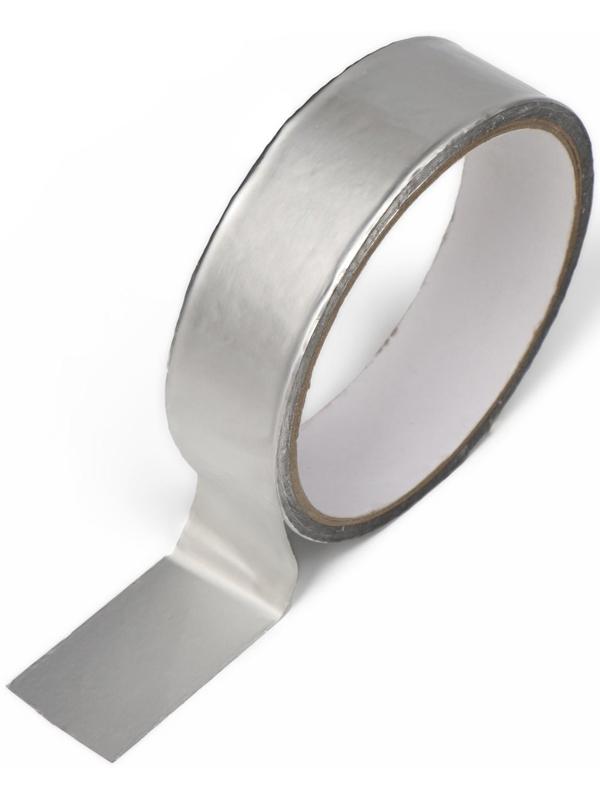Лента герметизирующая, клейкая, 5 м × 25 мм, алюминиевая, для поликарбоната от 4 до 8 мм