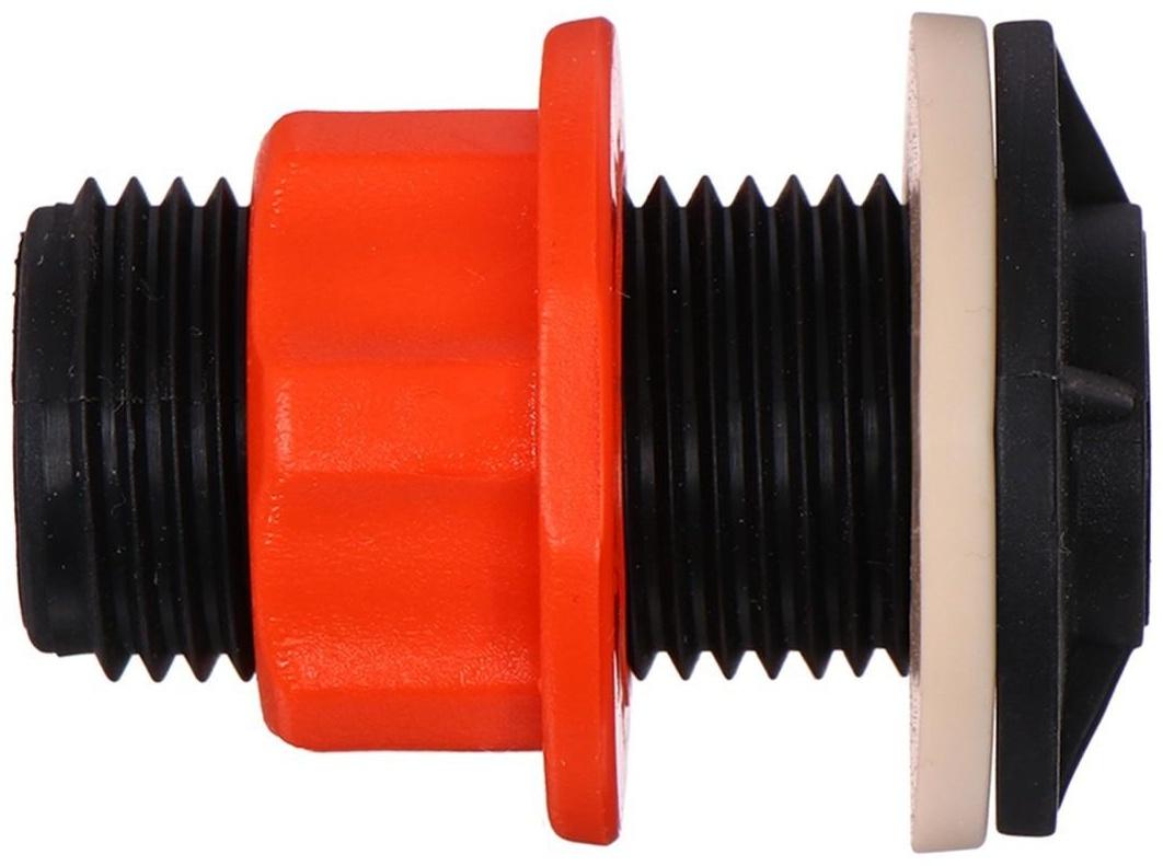 Штуцер для бочки, пластик, «Жук»