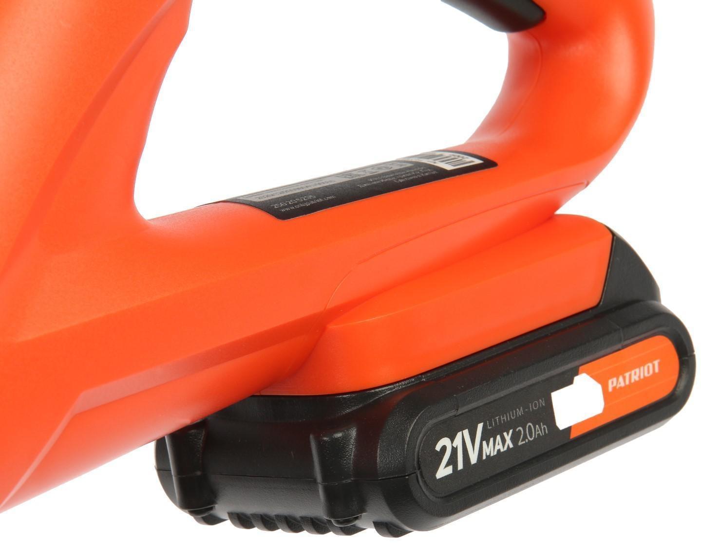 Триммер аккумуляторный PATRIOT TR 235 Li 21B UES, 21 В, Li-lon, 2 Ач, d=1.2 мм, скос 260 мм