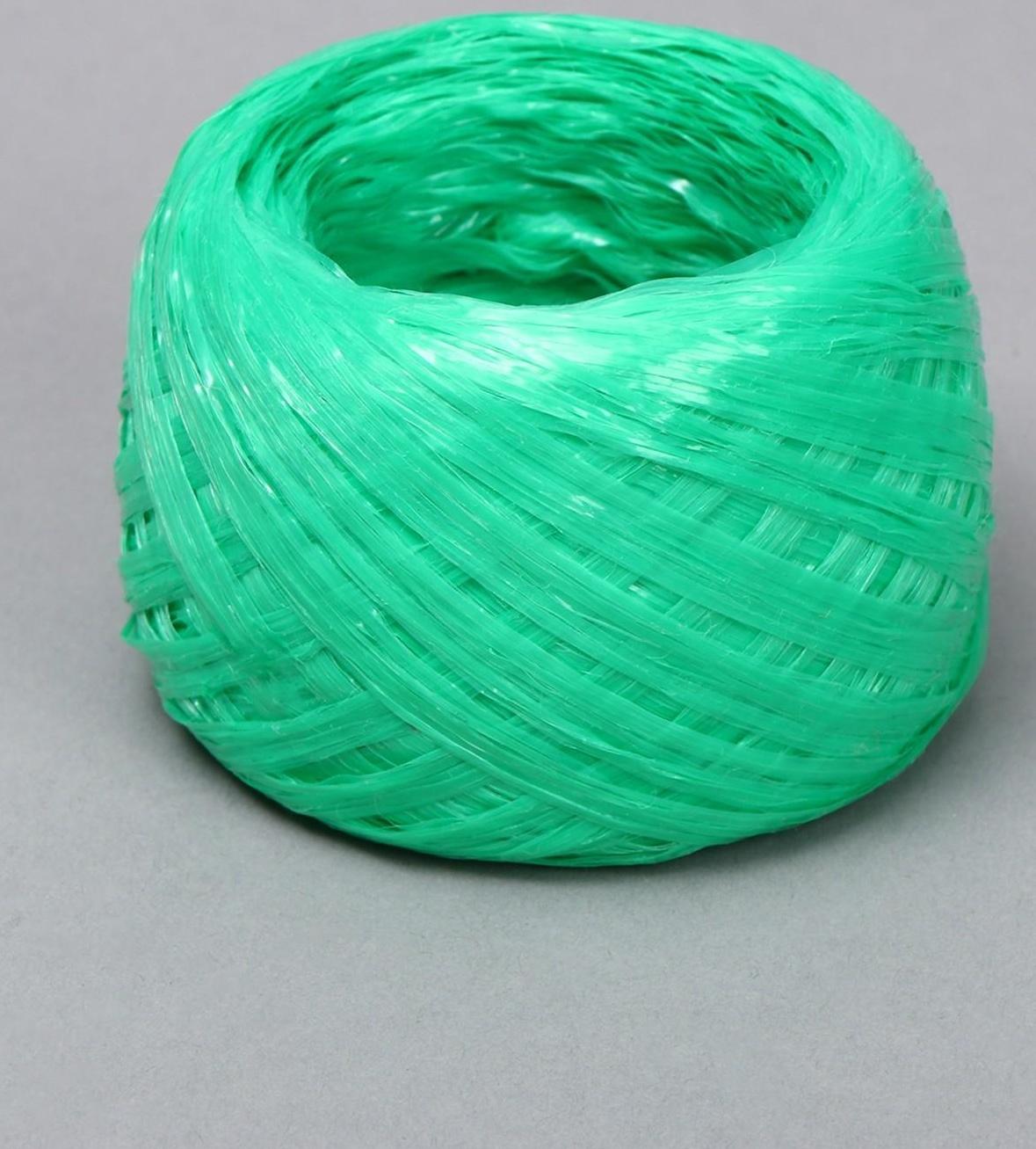 Шпагат для подвязки растений, 30 м, полипропилен, зелёный, Greengo