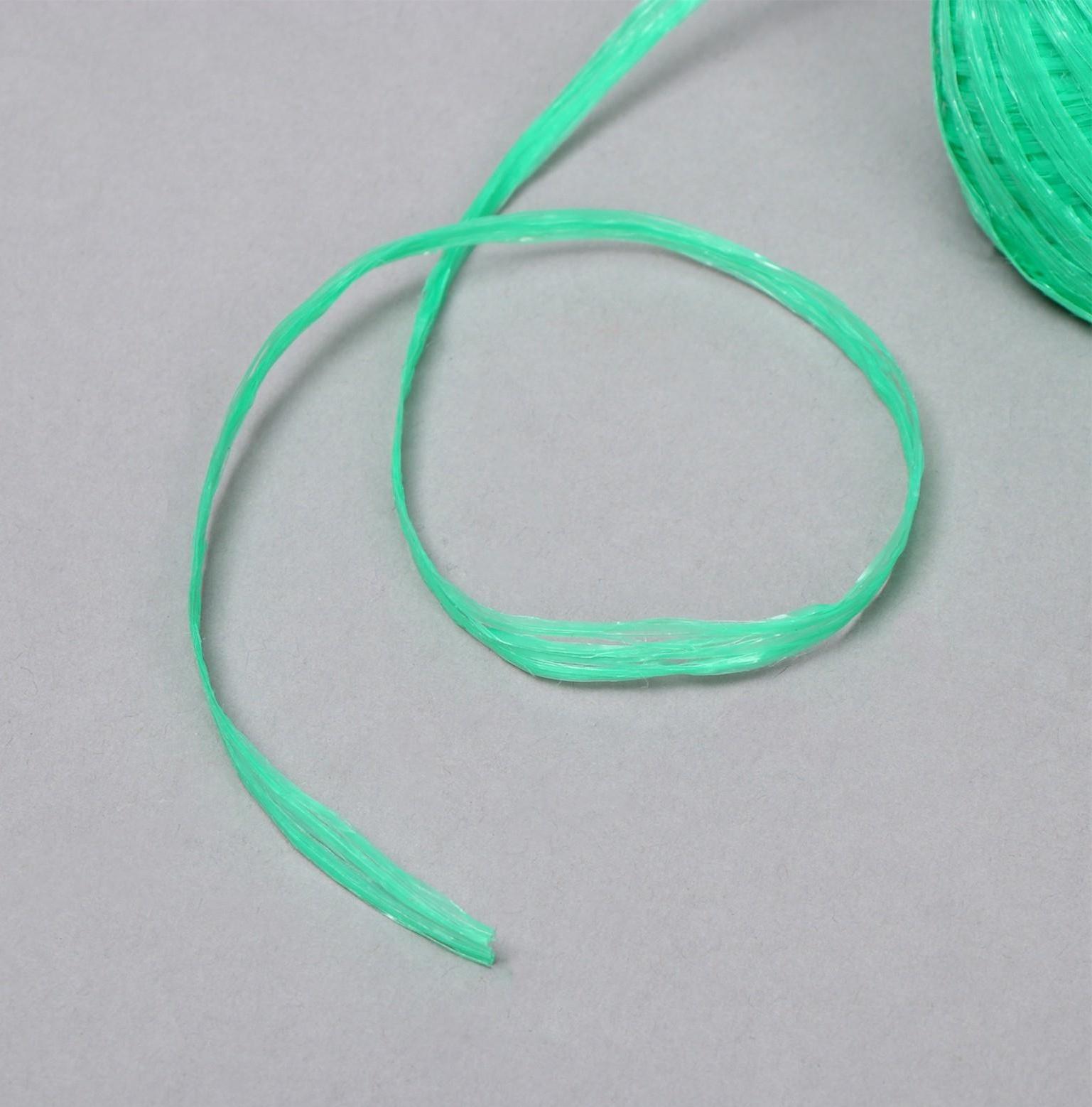 Шпагат для подвязки растений, 30 м, полипропилен, зелёный, Greengo