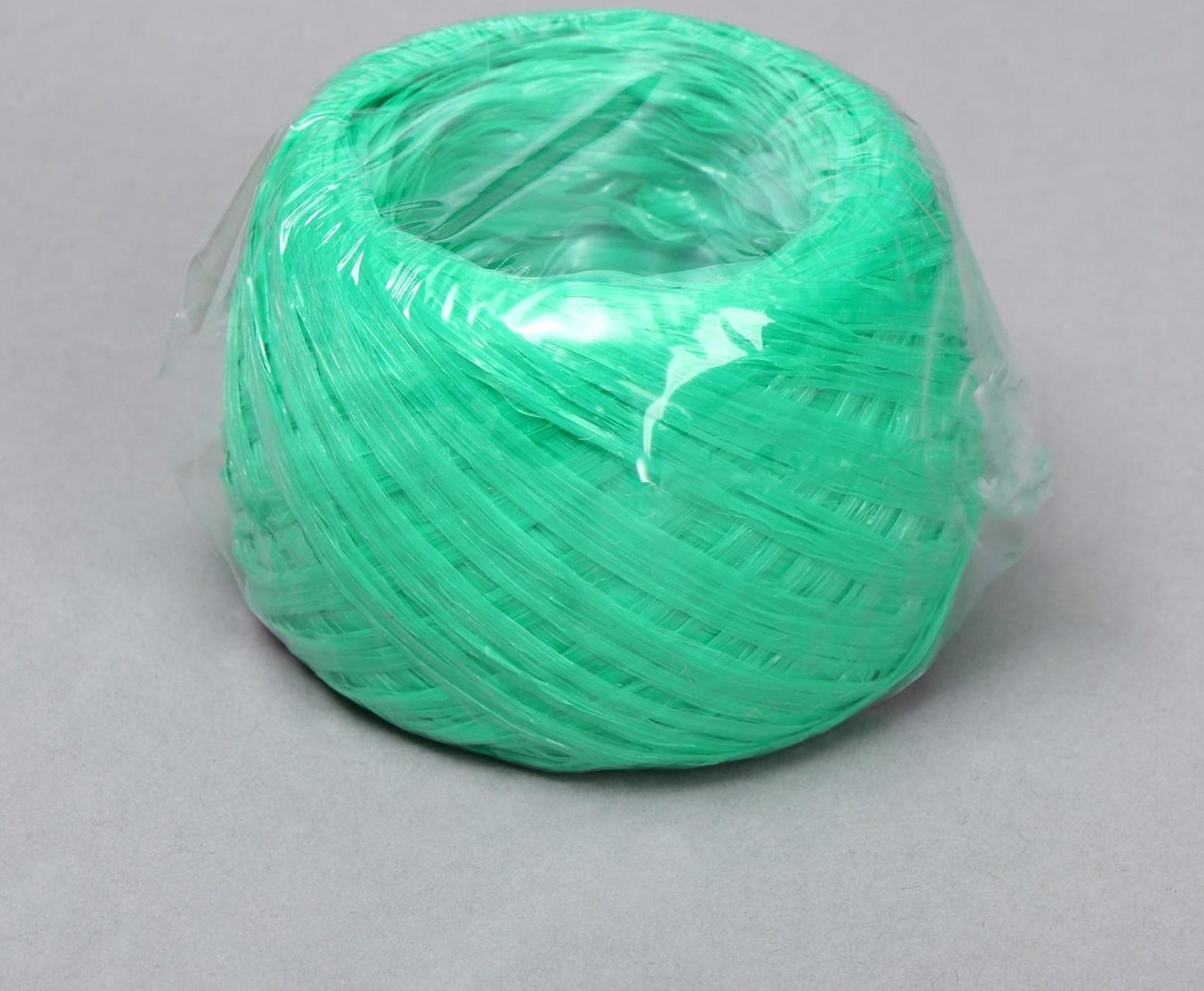 Шпагат для подвязки растений, 30 м, полипропилен, зелёный, Greengo