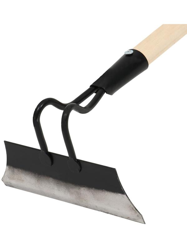 Мотыга, лезвие 20 см, деревянный черенок 139 см