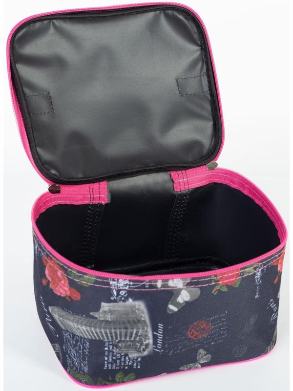 Косметичка на молнии, цвет чёрный