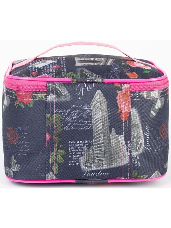 Косметичка на молнии, цвет чёрный