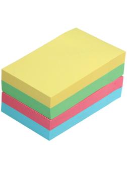 Блок с липким краем 51 мм х 76 мм, 400 листов, пастель, 4 цвета