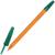 Ручка шариковая 0,7 мм, стержень зелёный, корпус оранжевый с зелёным колпачком