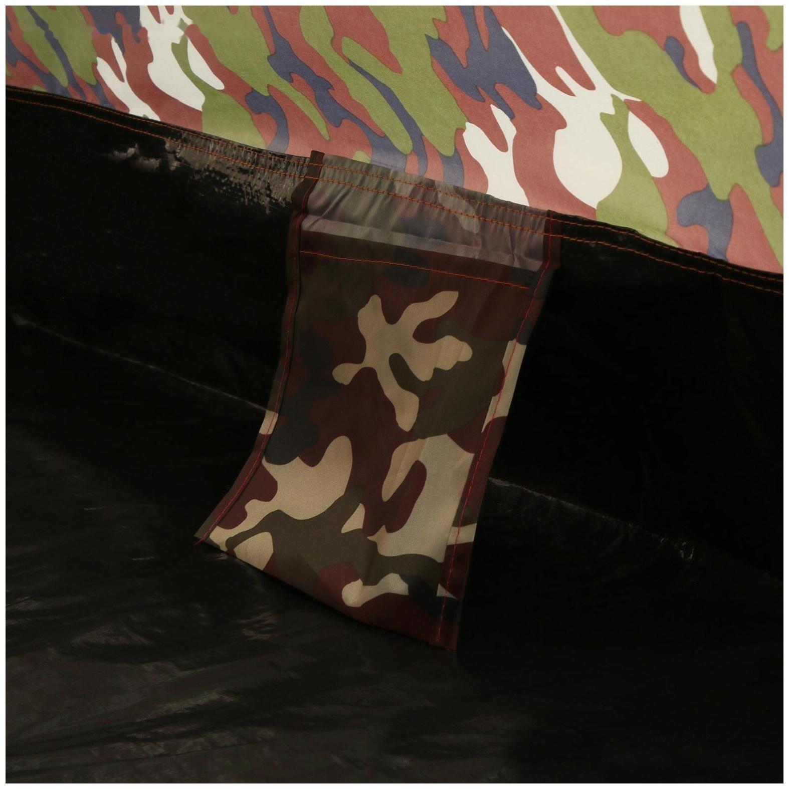 Палатка туристическая MILITARY 2, р. 205 х 150 х 105 см, 2-местная, однослойная