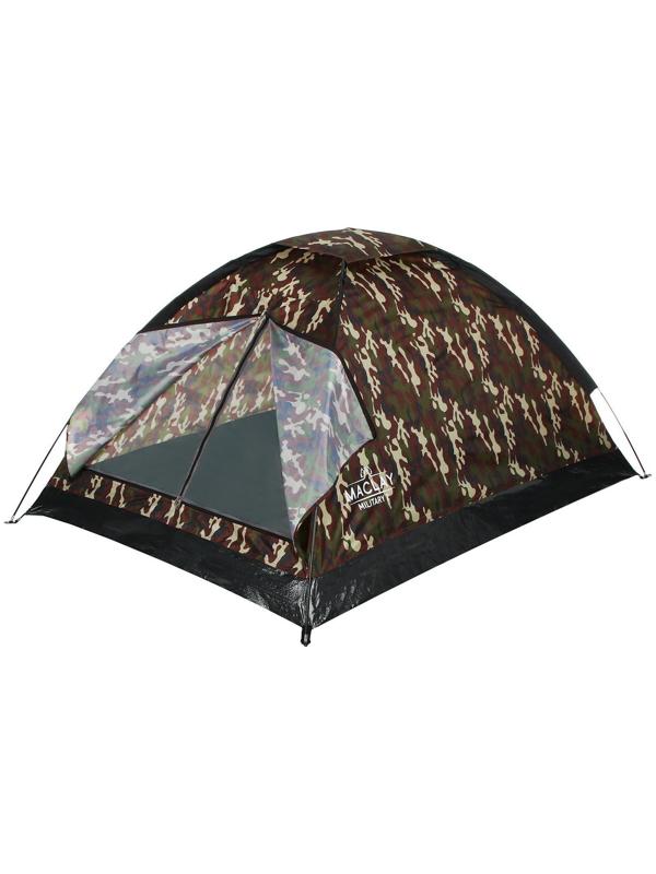 Палатка туристическая MILITARY 2, р. 205 х 150 х 105 см, 2-местная, однослойная