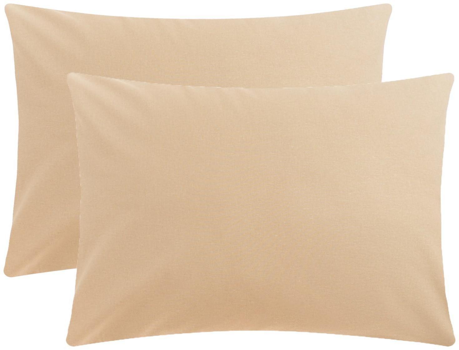 Комплект наволочек Этель цвет бежевый, 50х70 см - 2шт, поплин 125 г/м2