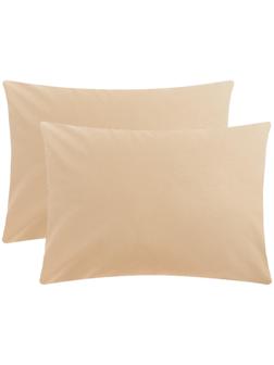 Комплект наволочек Этель цвет бежевый, 50х70 см - 2шт, поплин 125 г/м2