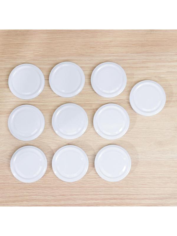 Крышка для консервирования «Елабуга. Карусель», ТО-66 мм, цвет белый / 10 шт.