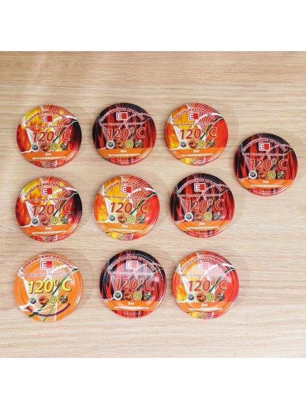 Крышка для автоклавирования «Елабуга», ТО-82 мм, винтовая, литография / 10 шт.