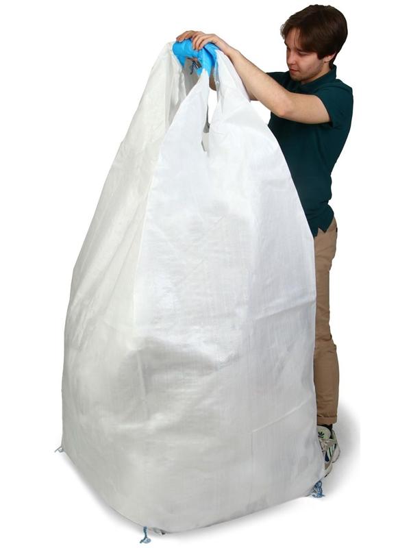 Контейнер МКР, 1000 кг, 75 × 75 × 140 см, сплошное дно, 2 стропы, «Майка»