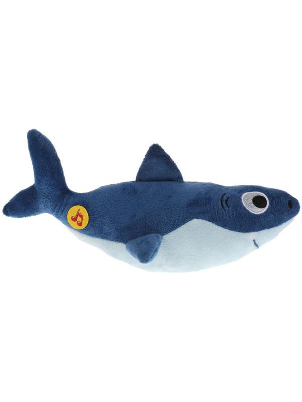 Мягкая игрушка «Акуленок» 30 см, музыкальная