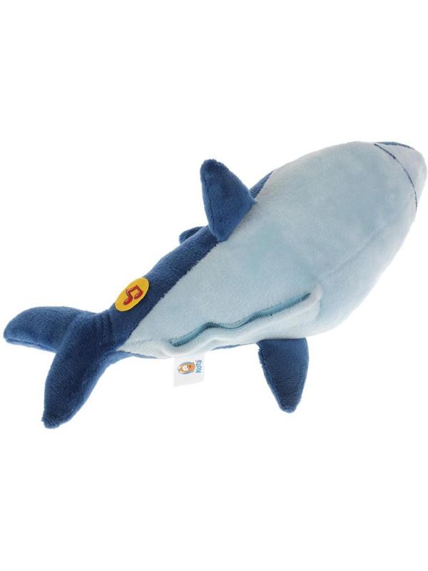 Мягкая игрушка «Акуленок» 30 см, музыкальная