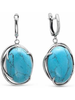 Серьги в окантовке 