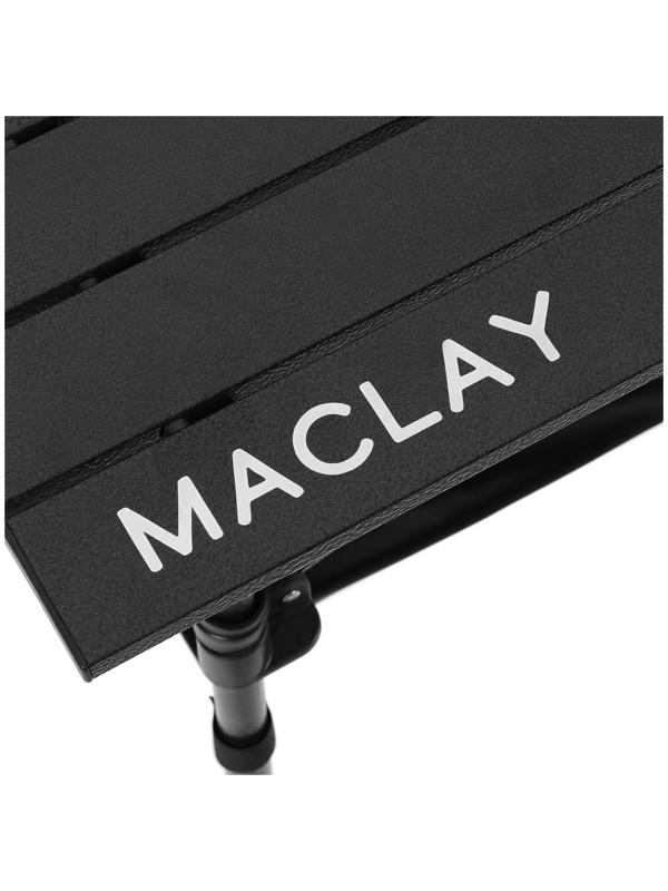 Стол туристический, р. 95 х 55 х 50 - 74 см, с органайзером, цвет чёрный