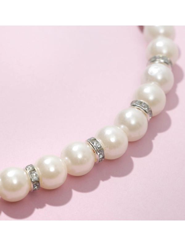 Ободок для волос жемчужный 