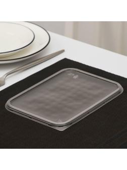 Крышка одноразовая «Южуралпак», КР-179, 18,6×14,1×0,76 см, цвет прозрачный