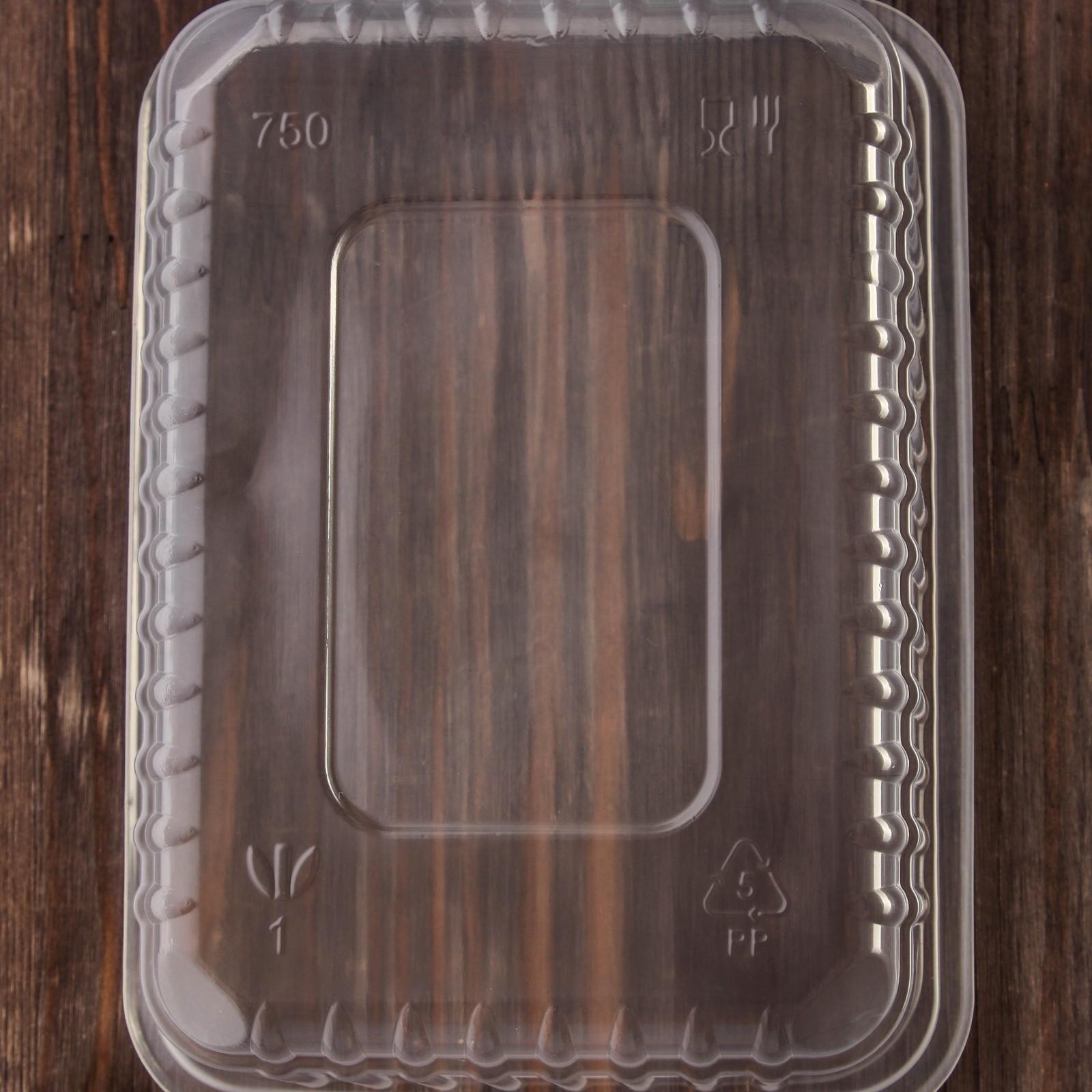 Контейнер одноразовый «Южуралпак», КР-179, 750 гр, 17,9×13,2×5 см, цвет прозрачный