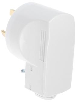 Вилка к электроплите BYLECTRICA В32-001, 32А, 250 В, пластик, белая