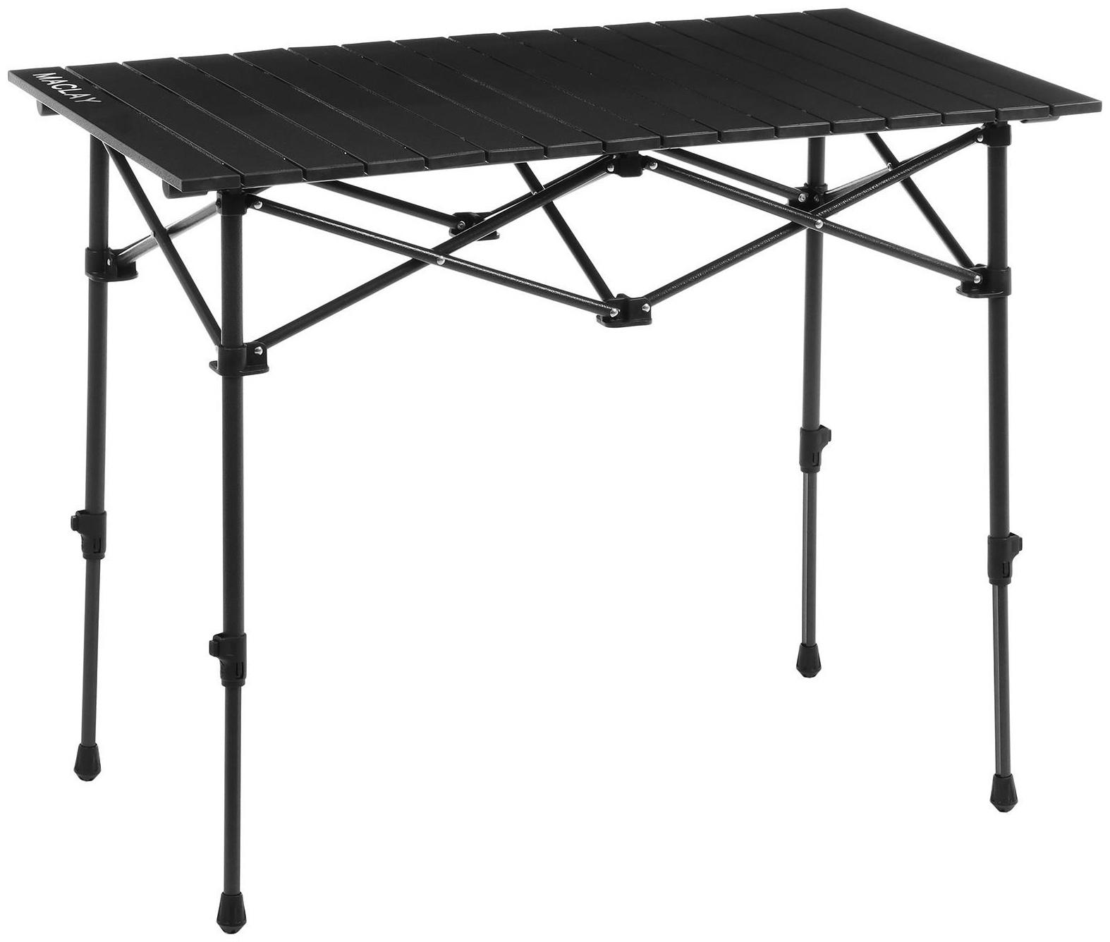 Стол туристический, р. 95 х 55 х 50-70 см, цвет чёрный