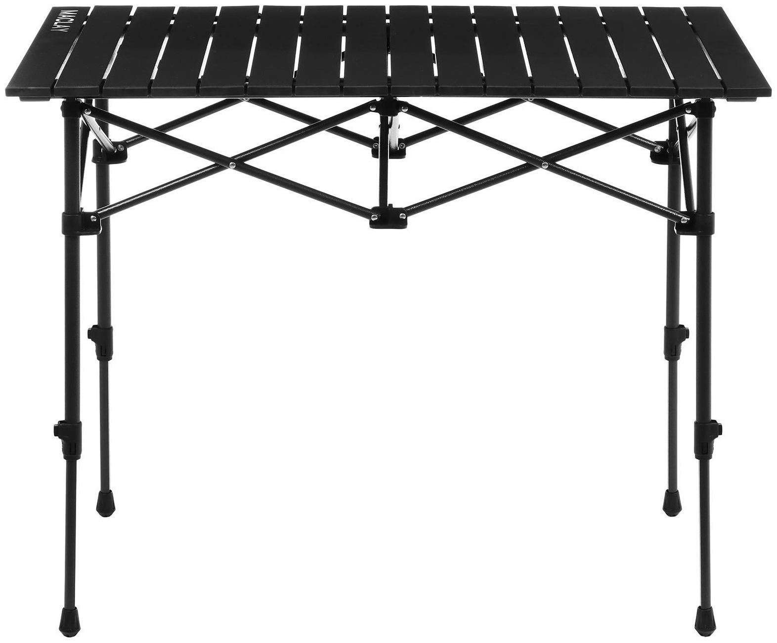 Стол туристический, р. 95 х 55 х 50-70 см, цвет чёрный