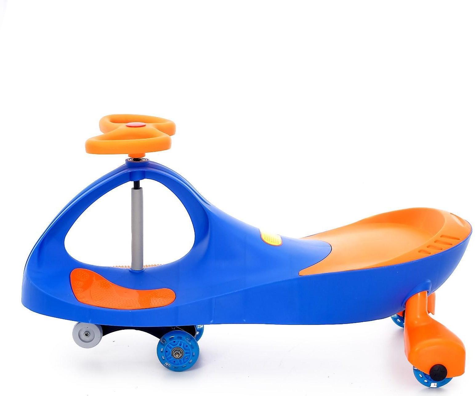 Бибикар-толокар «Плазмакар», с полиуретановыми колёсами, цвет синий