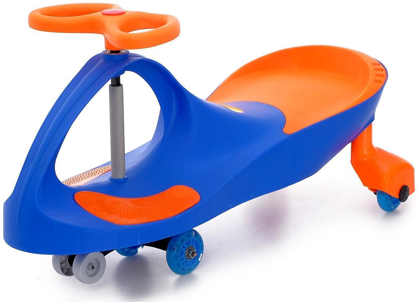 Бибикар-толокар «Плазмакар», с полиуретановыми колёсами, цвет синий