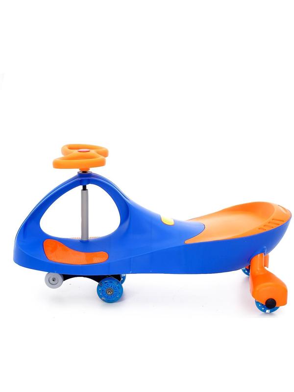 Бибикар-толокар «Плазмакар», с полиуретановыми колёсами, цвет синий