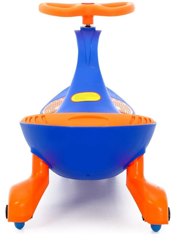 Бибикар-толокар «Плазмакар», с полиуретановыми колёсами, цвет синий