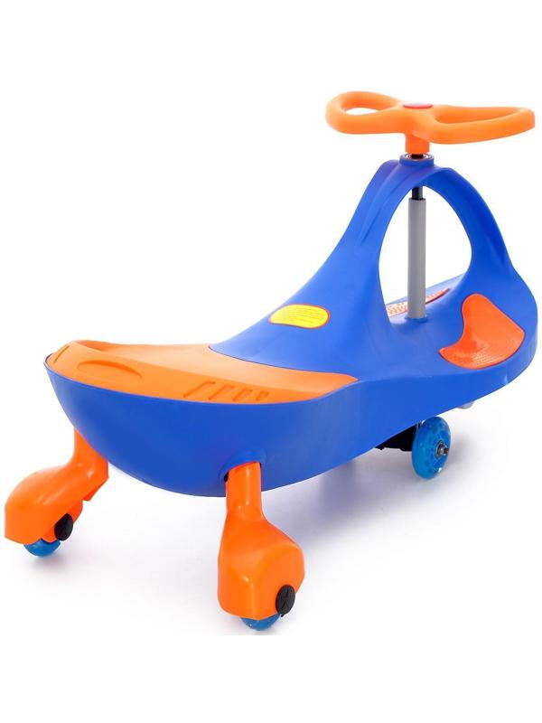 Бибикар-толокар «Плазмакар», с полиуретановыми колёсами, цвет синий