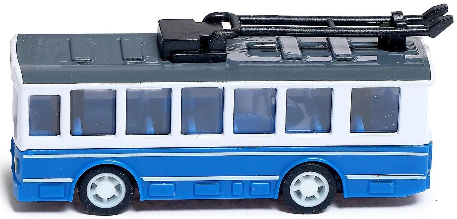 Троллейбус металлический «Город», инерционный