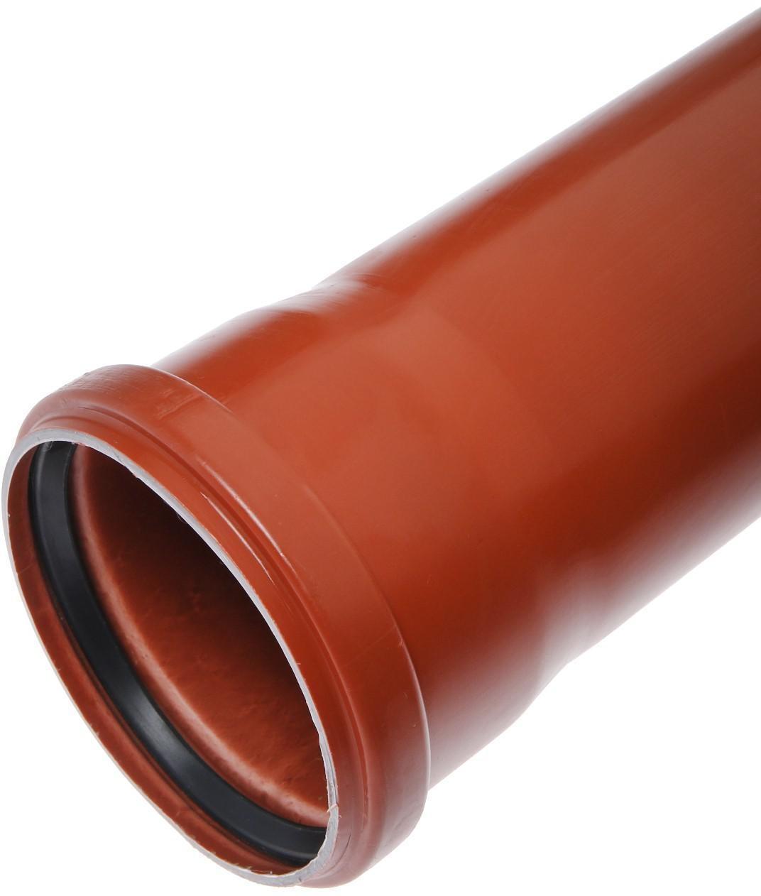 Труба канализационная FLEXTRON, наружная, d=110 мм, толщина 3.2 мм, 3000 мм