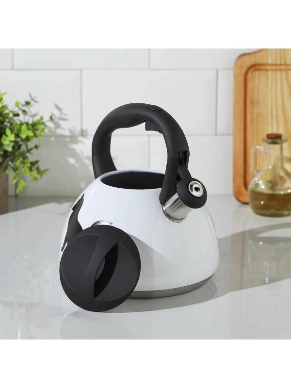 Чайник со свистком из нержавеющей стали Доляна «Лиса», 3 л, с индикатором нагрева