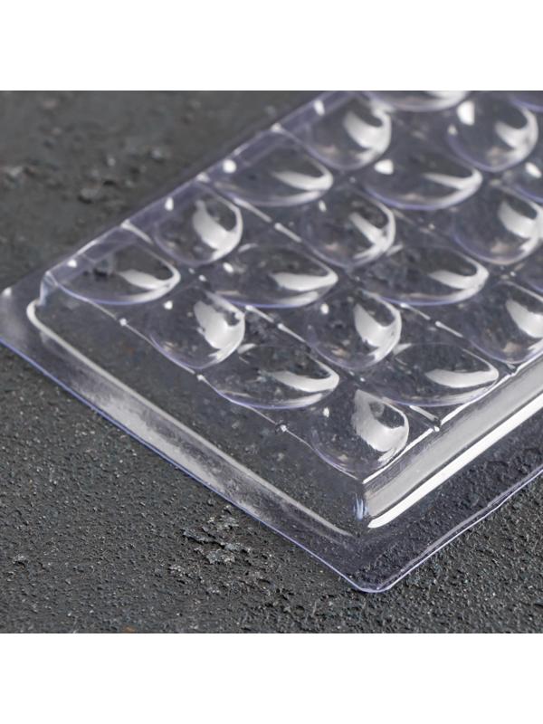 Форма для шоколада и конфет «Ромбы», 18×8 см, цвет прозрачный