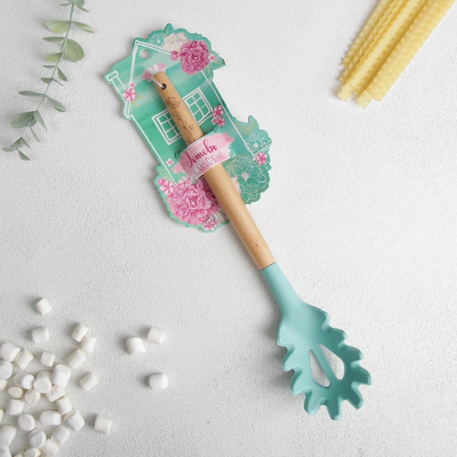 Ложка для спагетти «Счастье», 11,2 × 30 см