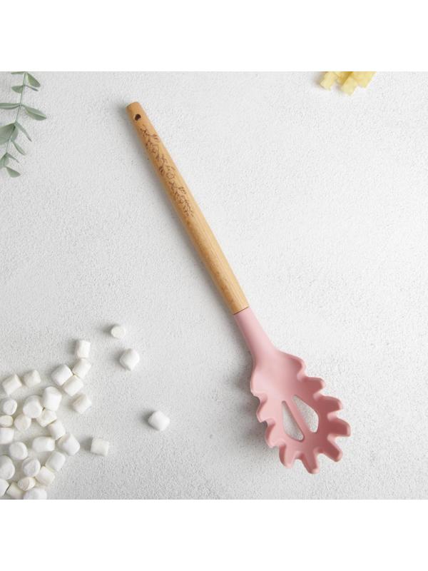 Ложка для спагетти «Розовая вата», 10,9 × 30 см