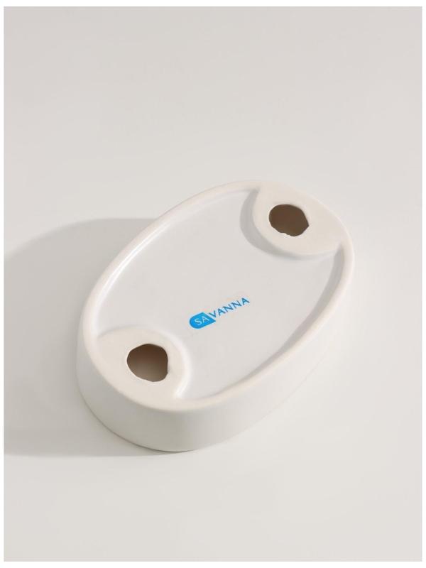 Набор аксессуаров для ванной комнаты Доляна «Легенда», 3 предмета (дозатор 370 мл, мыльница, стакан), цвет белый