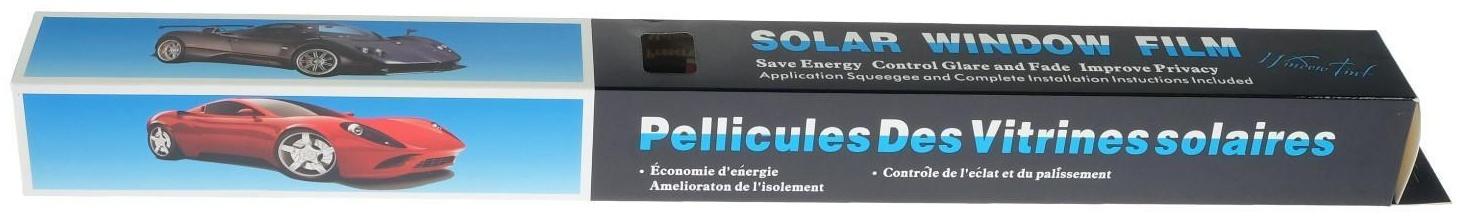 Тонировочная плёнка 50 × 300 см, светопропускаемость 5%