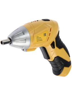 Отвертка ТУНДРА, двухпозиционная рукоятка, подсветка, Li-ion 1300 mAh, 200 об/мин, 3.5 Н*м