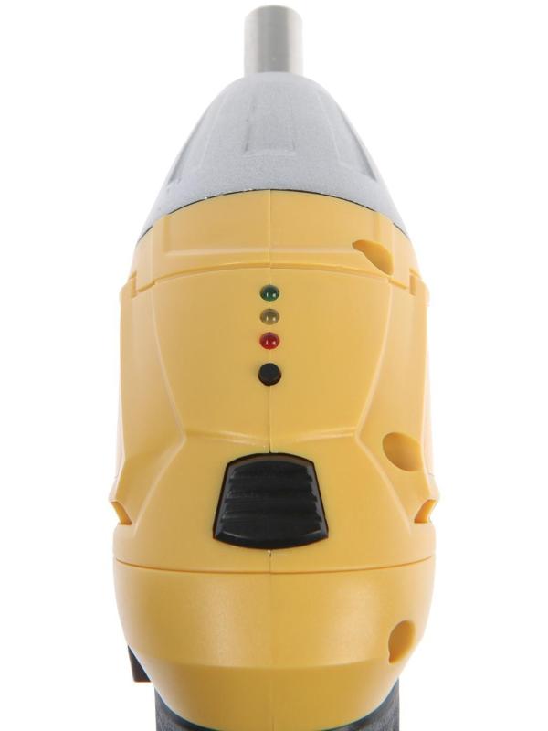 Отвертка ТУНДРА, двухпозиционная рукоятка, подсветка, Li-ion 1300 mAh, 200 об/мин, 3.5 Н*м