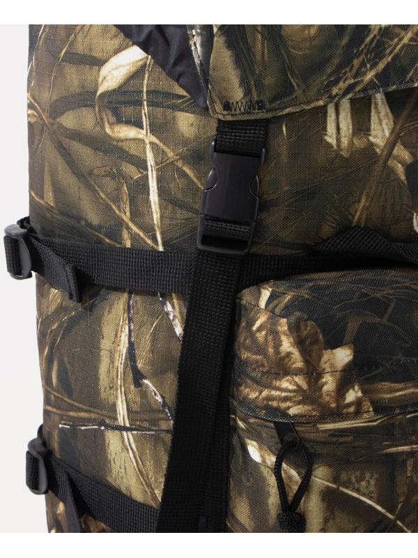 Рюкзак туристический, 80 л, отдел на молнии, 3 наружных кармана, цвет коричневый